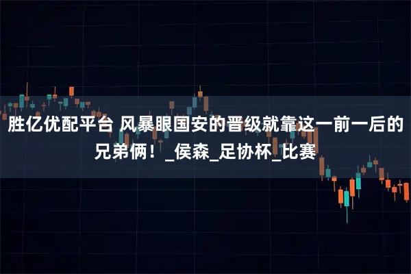 胜亿优配平台 风暴眼国安的晋级就靠这一前一后的兄弟俩！_侯森_足协杯_比赛