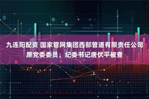 九连阳配资 国家管网集团西部管道有限责任公司原党委委员、纪委书记唐伏平被查